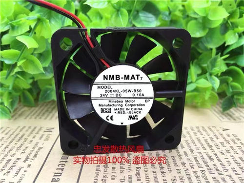 原装 NMB 2004KL-05W-B50/B40 24V DC 0.1A 5cm施耐德变频器风扇