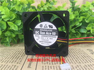0.06A 正品 24V 6cm6025 变频器散热风扇 Sanyo三洋109R0624H4D01