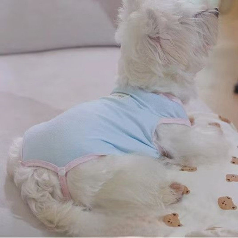 宠物狗狗猫咪衣服春夏装透气薄款泰迪比熊博美幼犬全包护肚生理裤