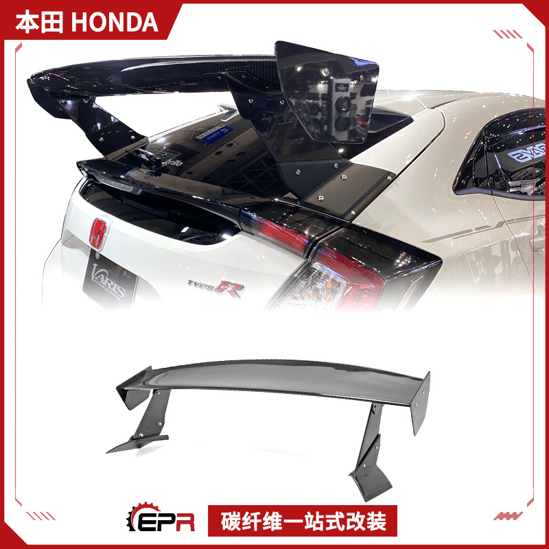 FK7思域TypeR碳纤维尾翼FK8改装