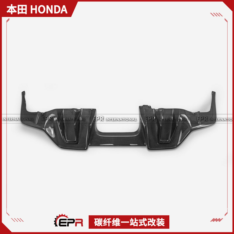 适用于本田思域 FL5 Type R 碳纤维EPR款 后扰流后唇扰流底板改装