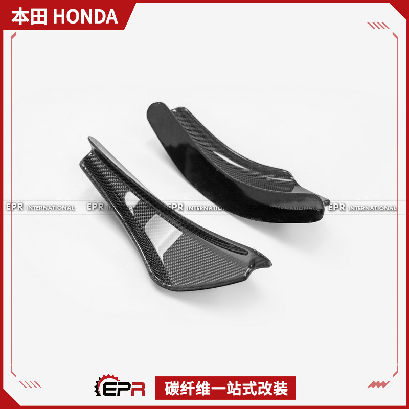 思域FL5TypeR碳纤维前杠风刀