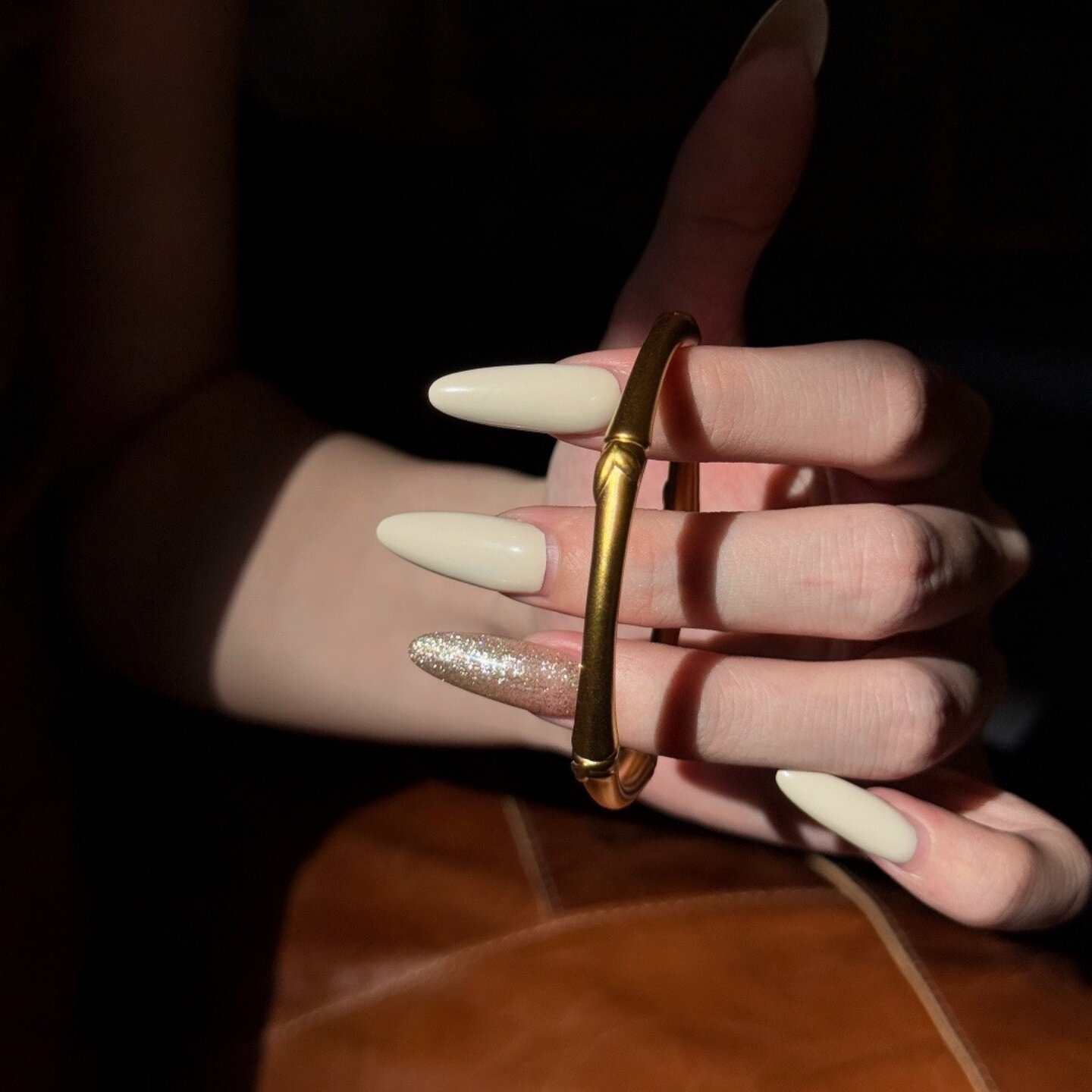 黄金节节高升手镯 999足金镶嵌莫桑钻情人节送女友生日礼物结订婚