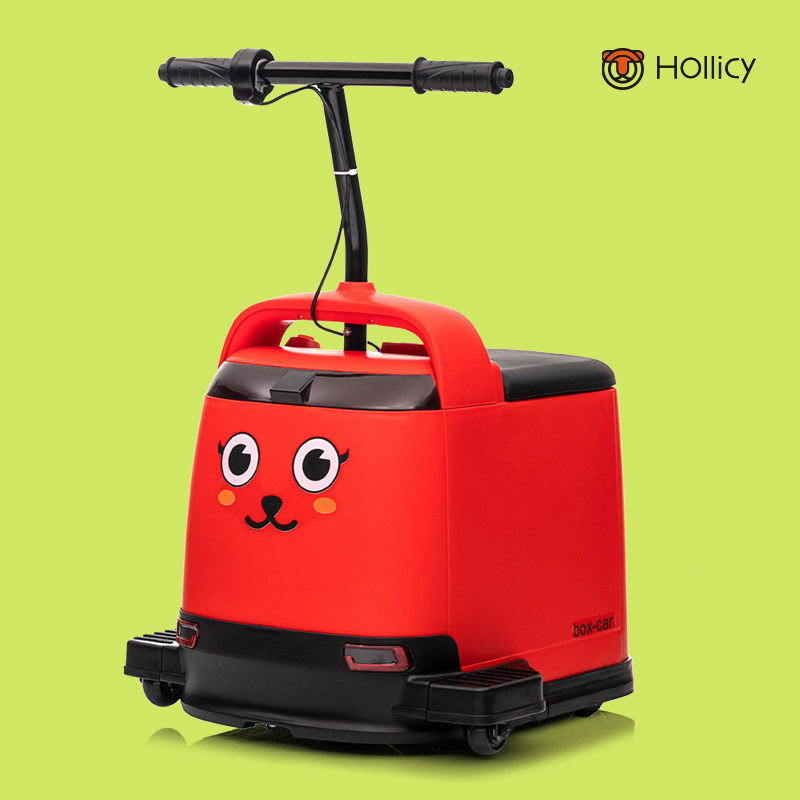 好来喜儿童电动车便携式四轮童车宝宝可坐人小孩可爱玩具电瓶汽车