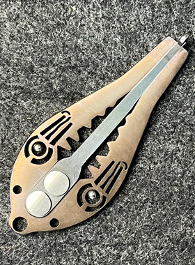 俄罗斯巧克力色食人鱼迷你口弦琴音色好手工制作少见乐器冷门小众