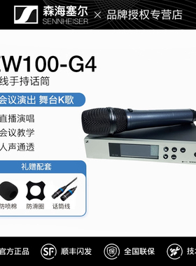 SENNHEISER/森海塞尔EW100G4系列麦克风无线话筒专业演出直播K歌