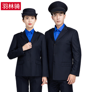 城市管理员套装西服夹克款男女物业新式制服安保工作职业夹克制服