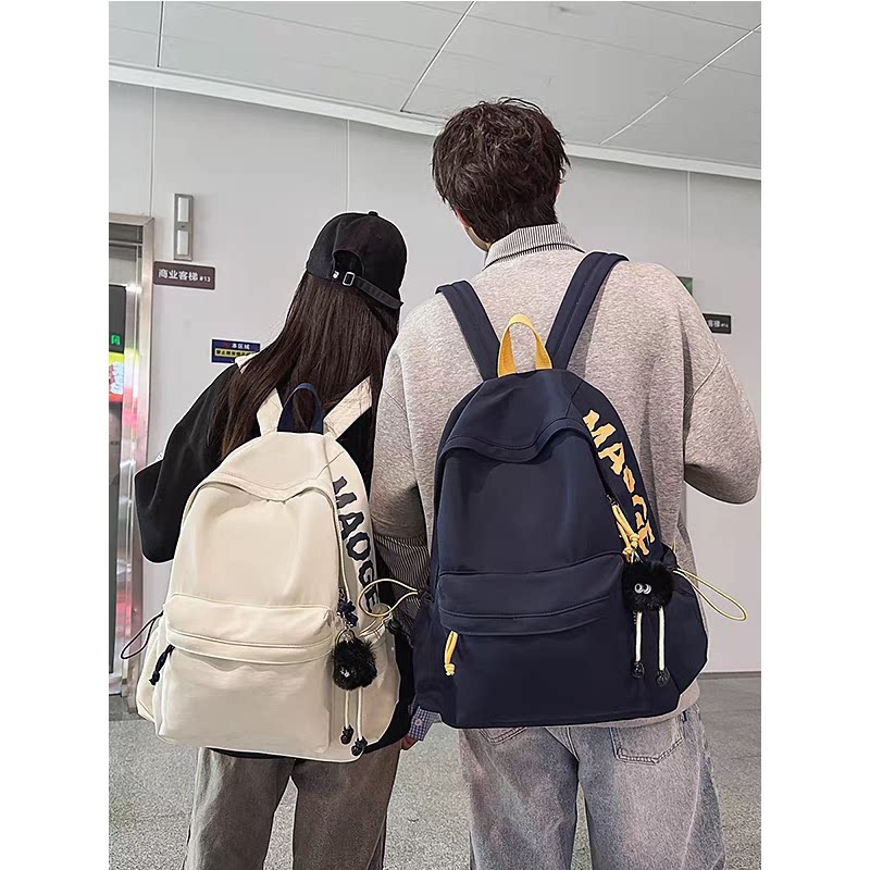 儿童外出研学旅游男孩双肩包中小学生补课背包高中轻便书包登山女