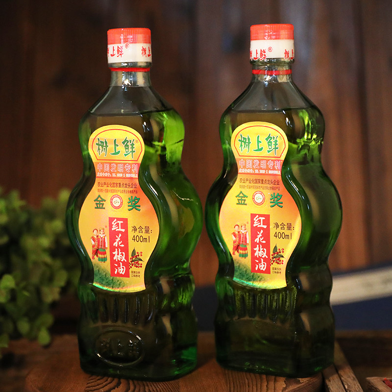 重庆树上鲜浓麻红花椒油400ML米线凉拌菜火锅调味油餐饮商用4.9L图片