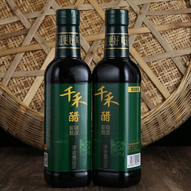 酿造食醋陈醋家用500ml四川千禾