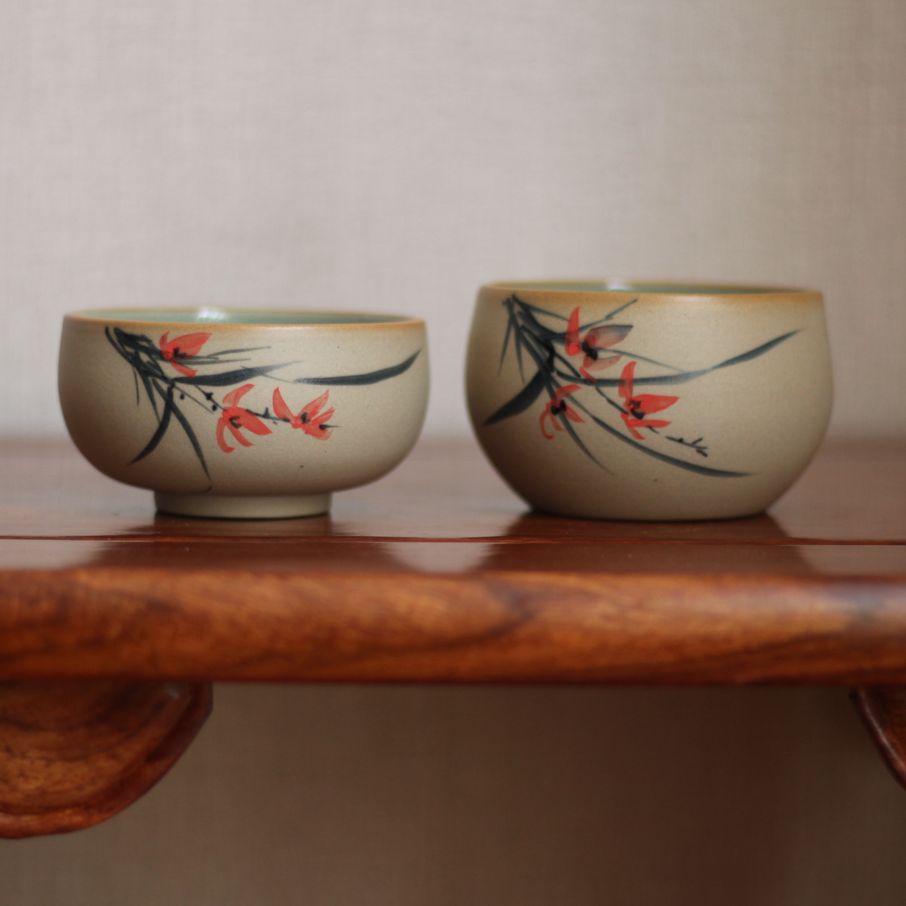 云南手绘非遗传承人老师茶杯