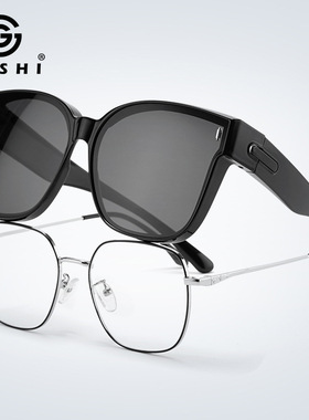 墨镜可套近视镜偏光开车专用男士女大框夹片套镜防晒遮阳太阳眼镜