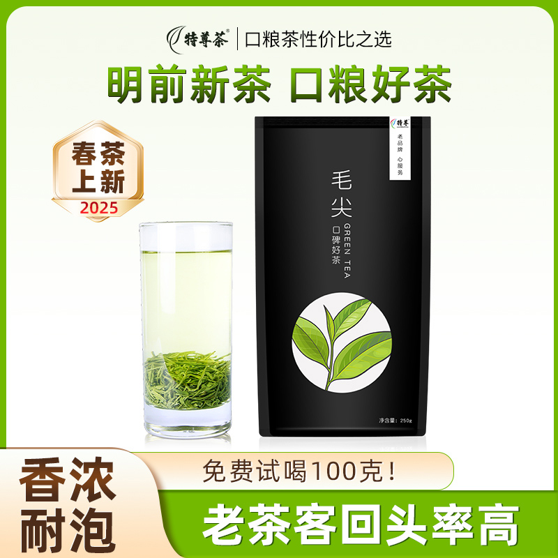 2025新茶特尊毛尖绿茶春茶250g