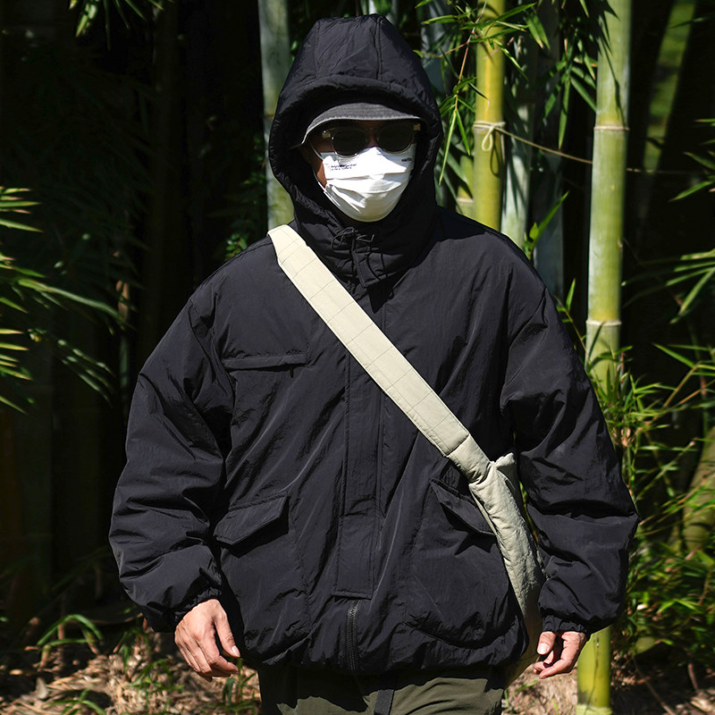 PROPCELL日系连帽白鸭绒羽绒服