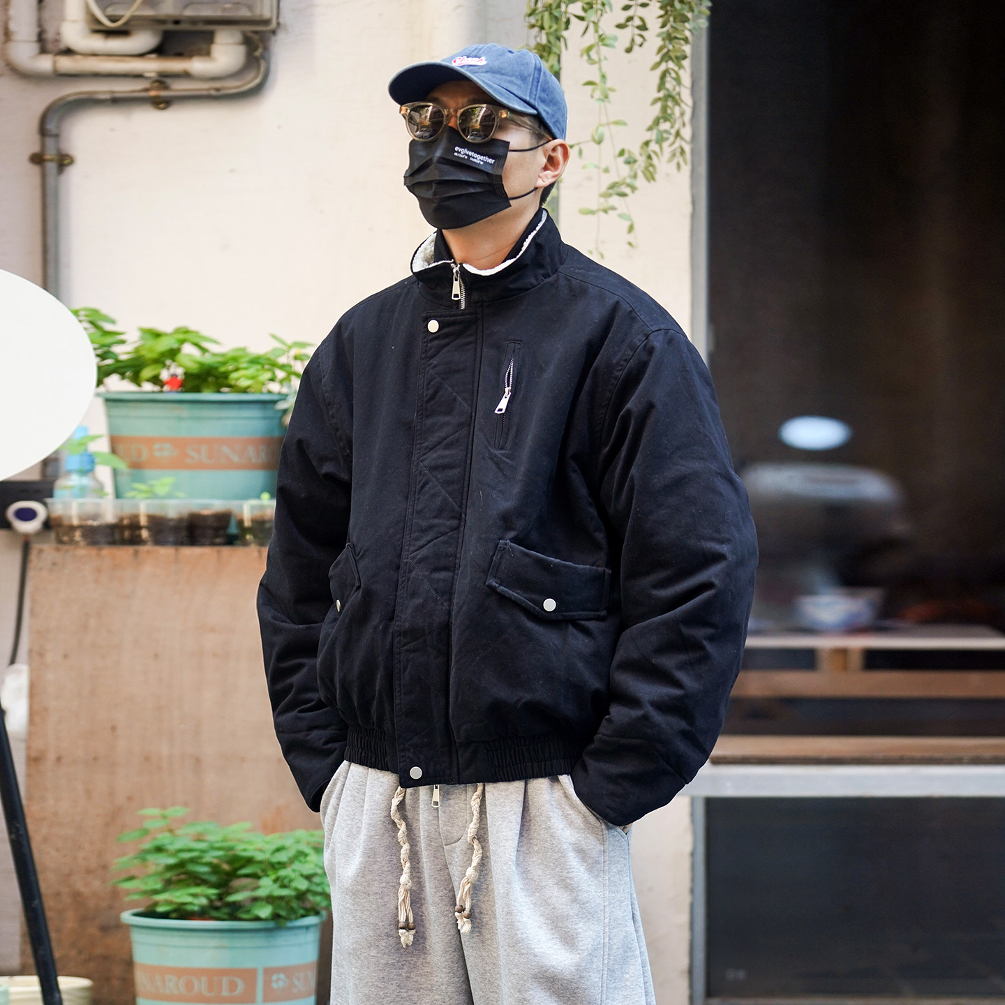 冬季复古羊羔毛加绒夹克美式夹棉休闲棉服cityboy百搭棉袄外套,男装,棉衣,淘宝优惠券,粉丝福利购,淘宝优惠卷