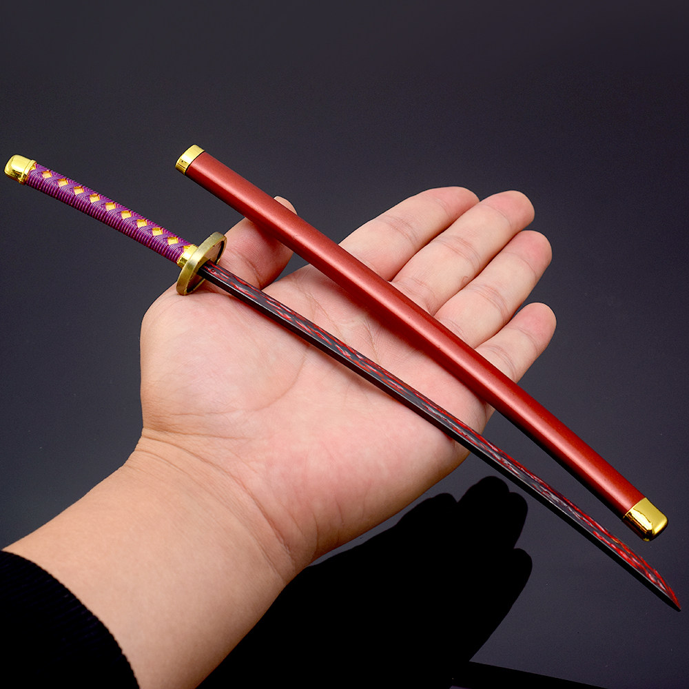 死神动漫山本元柳斋重国斩魄刀流刃若火残火太刀金属模型合金玩具