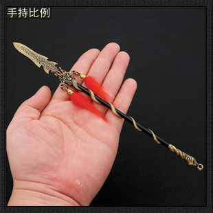 卧龙苍天陨落游戏周边实物兵器项羽霸王枪合金武器模型摆件玩具