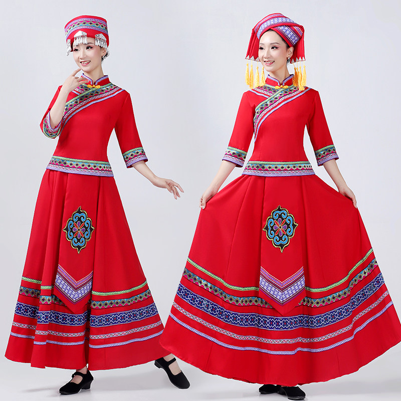 三月三广西壮族表演服饰成人女百褶裙新款苗族瑶族佤族表演装男,女装/女士精品,民族服装/舞台装,淘宝优惠券,粉丝福利购,淘宝优惠卷