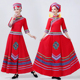 三月三广西壮族表演服饰成人女百褶裙新款 男 苗族瑶族佤族表演装