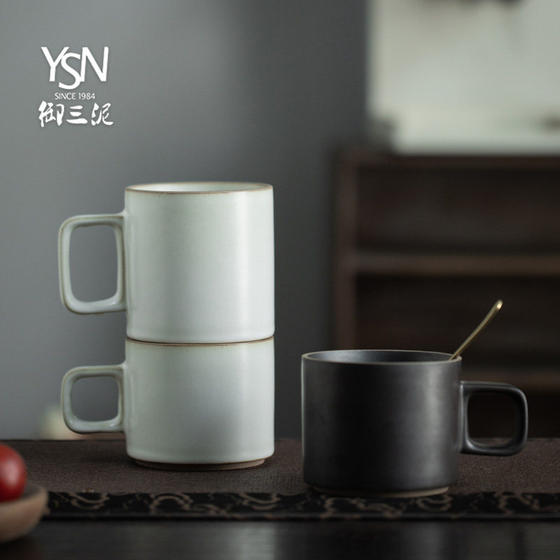 手工加厚陶瓷马克杯咖啡杯美式糖果色情侣对杯卡布杯拿铁杯黑白色|ruв категории посуда, кофе, кофе - от Buy2taobao.com для оказания профессиональной услуги покупки агента Taobao