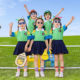 幼儿园园服夏装 儿童三件套校服棒球服一年级小学生班服春秋运动会