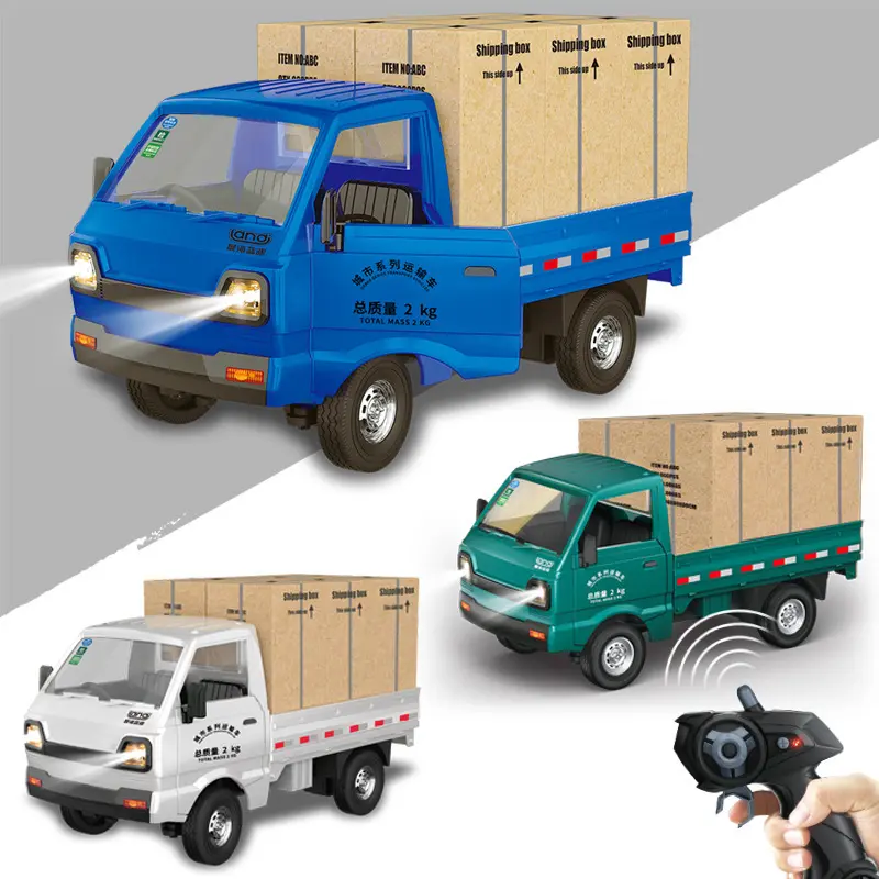 新品声光遥控汽车微卡漂移车面包