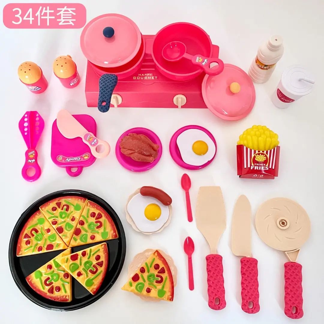 儿童过家家仿真实物模拟做饭厨具套装男女孩厨房玩具