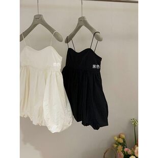 上衣夏季 无痕时尚 新款 无袖 小众吊带小个子法式 2026娃娃衫