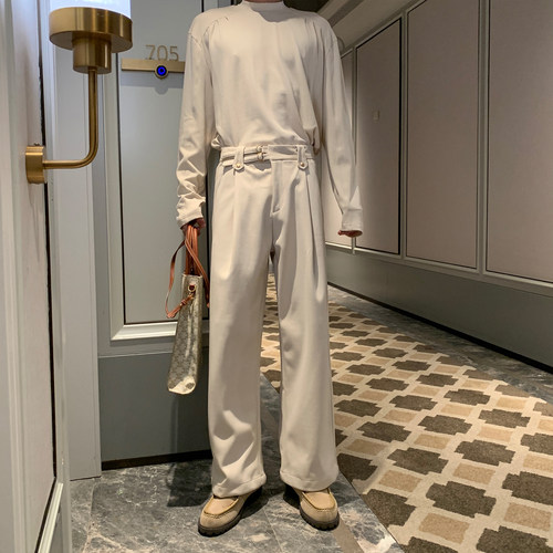 Hualun男生裤子秋冬款加厚休闲裤