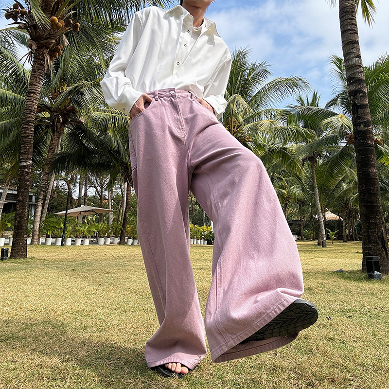 Hualun牛仔裤男款直筒裤