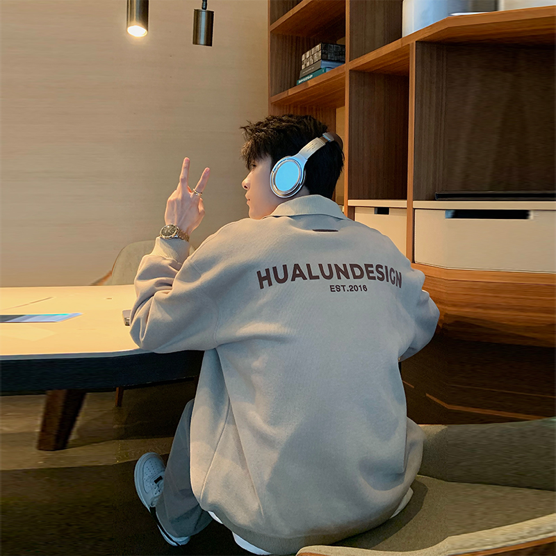 Hualun秋季炸街休闲运动卫衣套装
