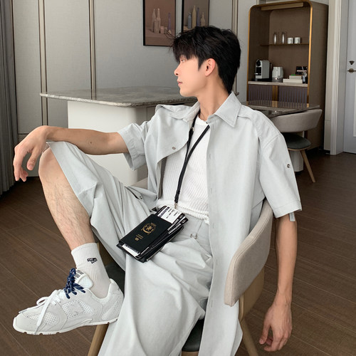 Hualun夏季短袖短裤套装
