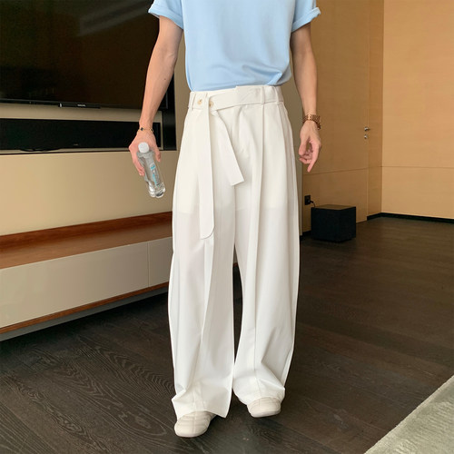 HLDS薄款垂感休闲西裤