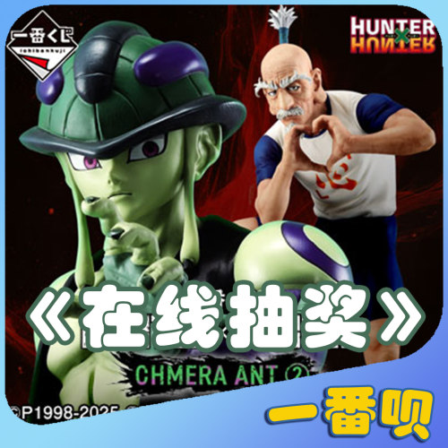 一番赏全职猎人HUNTER小杰奇犽蚁王猫女会长文件夹等周边在线抽奖
