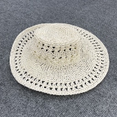 夏季 新品 大帽檐编织遮阳渔夫帽海边度假沙滩防晒帽草帽