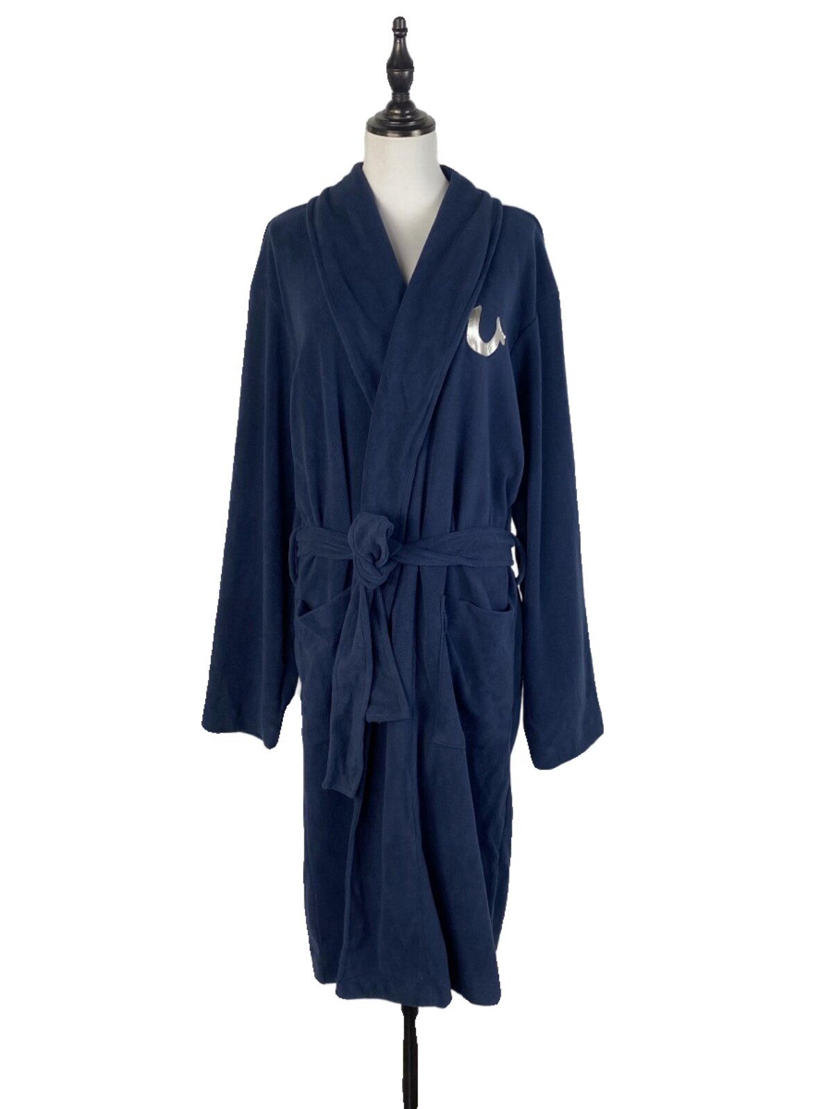 E4002 FOREIGN TRADE NEW FASHION PRINTED POLAR FLEECE DRESSING GOWNS FOR MEN AND WOMEN BATHROBES COMFORTABLE AND WARM MID-LENGTH LOUNGEWEAR