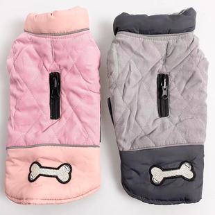 A0096两面穿加厚宠物服2022新款 秋冬狗狗猫咪保暖衣服