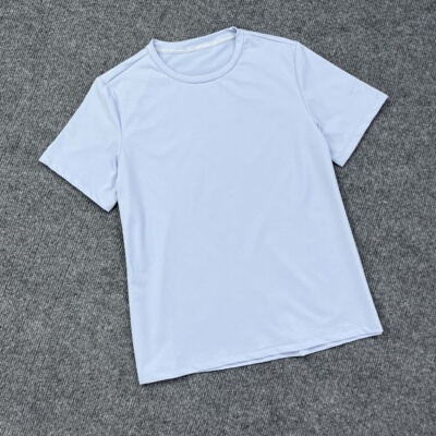 H3167夏季新款女装简约圆领正肩短袖T恤日常款学生舒适休闲上衣