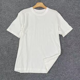 K7023高品质短袖2026夏季新款纯色T恤男女宽松舒适基础打底上衣
