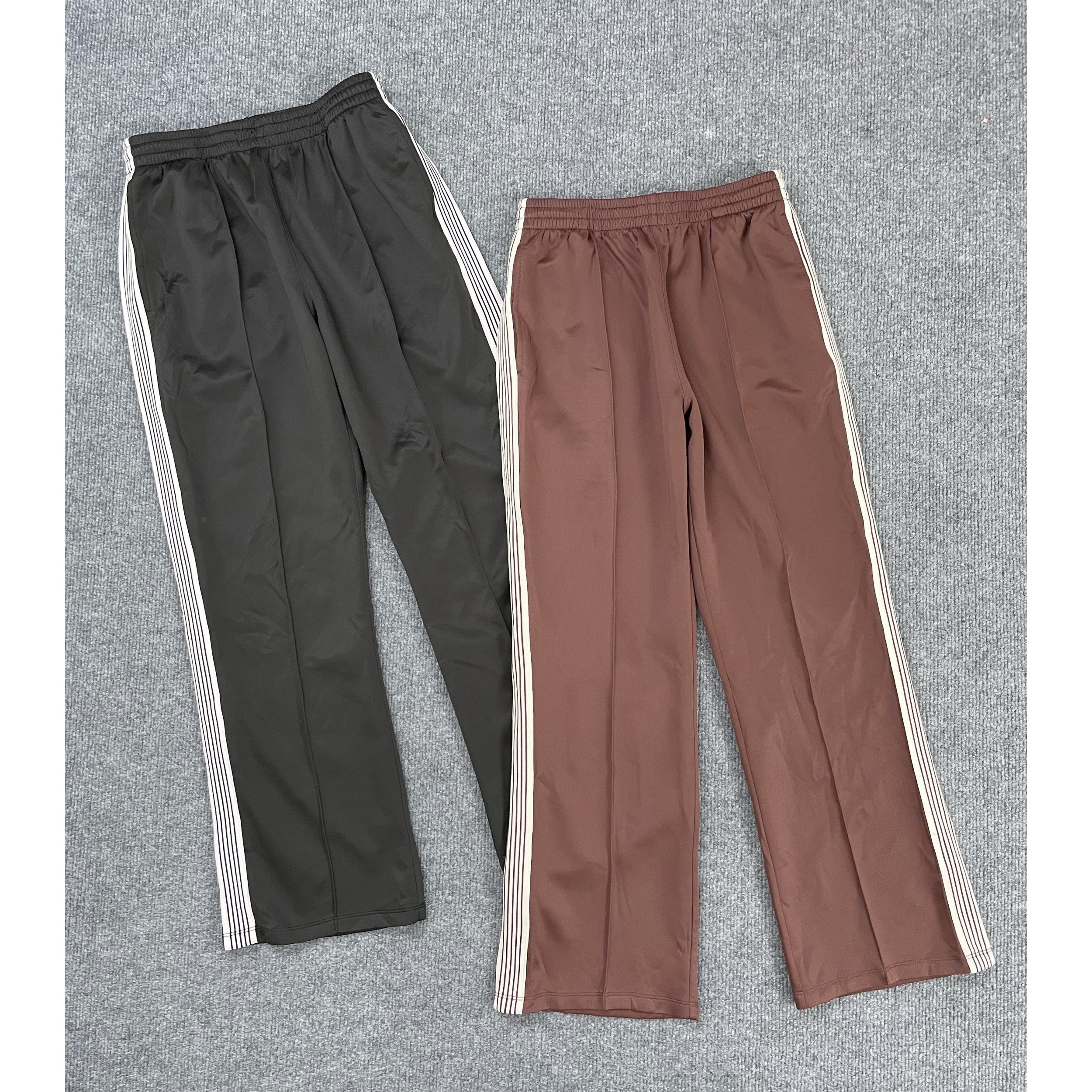 B2195日单新款女装侧边织带宽松直筒裤学生松紧腰运动裤长裤