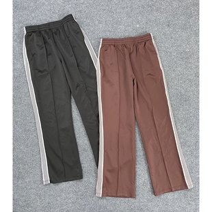 长裤 B2195日单新款 学生松紧腰运动裤 侧边织带宽松直筒裤 女装