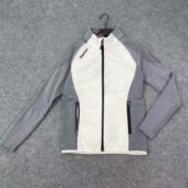 J3138瑕疵款 拼接夹克跑步健身晨跑服 立领运动外套女士弹力修身