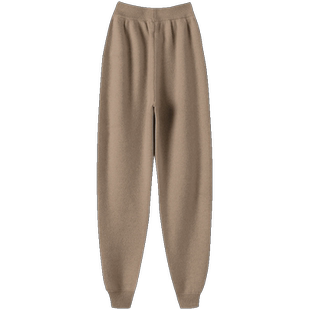 寒冷冬季足够！强推！重磅加厚羊绒裤子女外穿休闲针织裤子哈伦裤