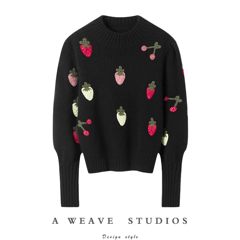 牧绒飞高端100%纯山羊绒衫