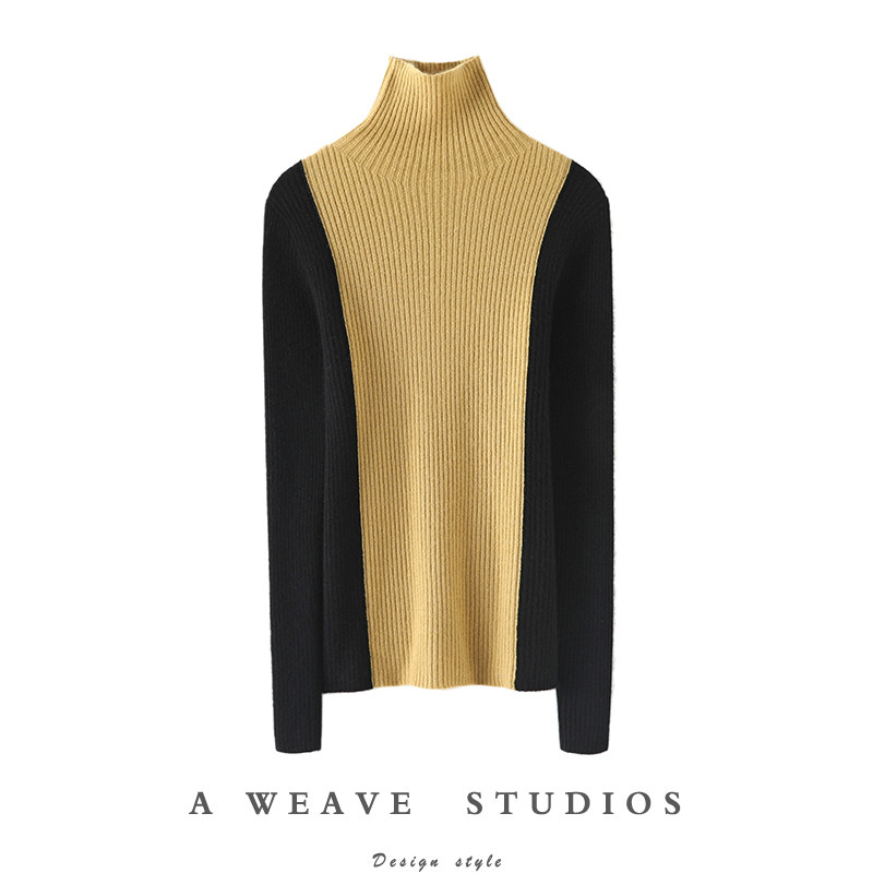 美美美！显瘦气质美！高领羊绒衫女修身纯羊绒毛衣针织打底衫秋冬