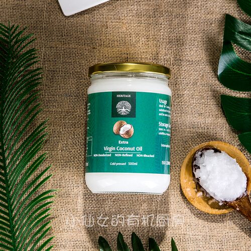 斯里兰卡生酮椰子油coconut oil防弹咖啡护发冷压初榨食用油500ml