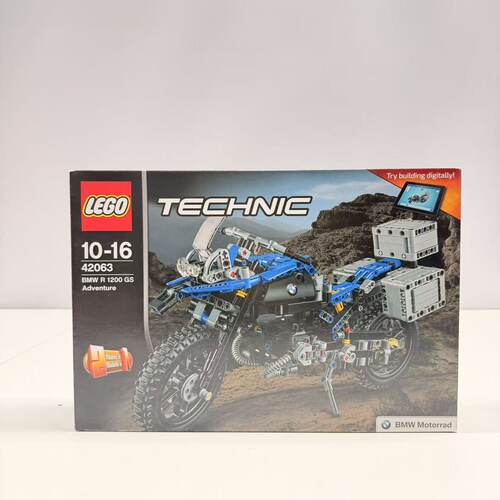 （全新）LEGO乐高42063机械组越野宝马摩托车R1200GS拼插积木玩具