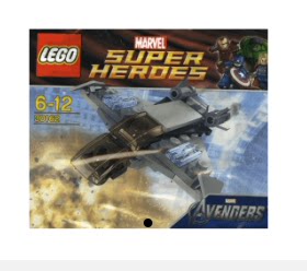 （二手）乐高 LEGO 超级英雄 迷你版 绝版 微型版 昆式战机 30162