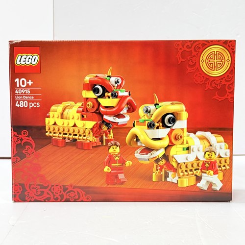 （二手）LEGO乐高40915舞狮新年春节限量拼插积木模型益智玩具