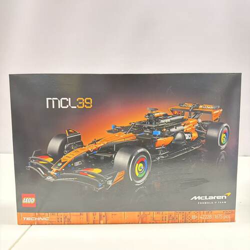 （全新）LEGO乐高机械组42228迈凯伦F1 Team MCL38赛跑车男孩拼搭